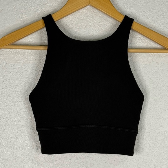 lululemon athletica Other - Lululemon Athletica high neck double cross cross straps sports bra black Active
